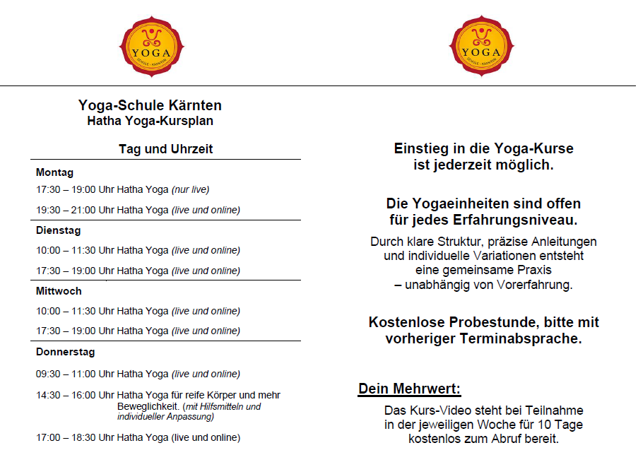 Yogaschule
